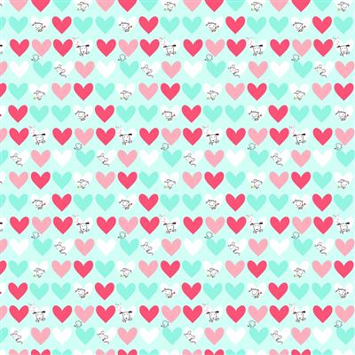 Love is in the Air Y4292-103 Digital Light Teal