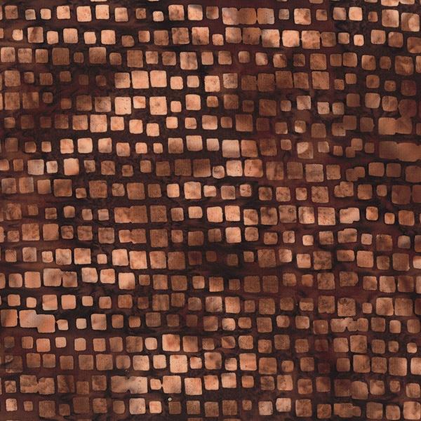 Bali Batiks Square Stripe S2353 6 Brown