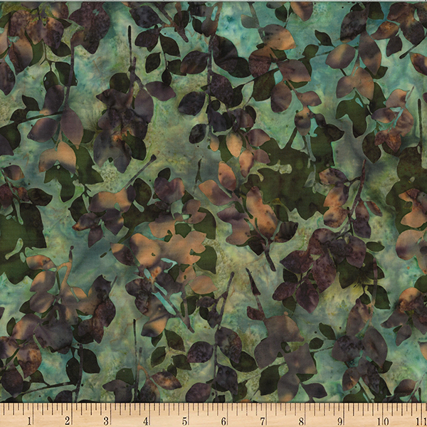 Bali Batik Leaves W2585-247 Juneau