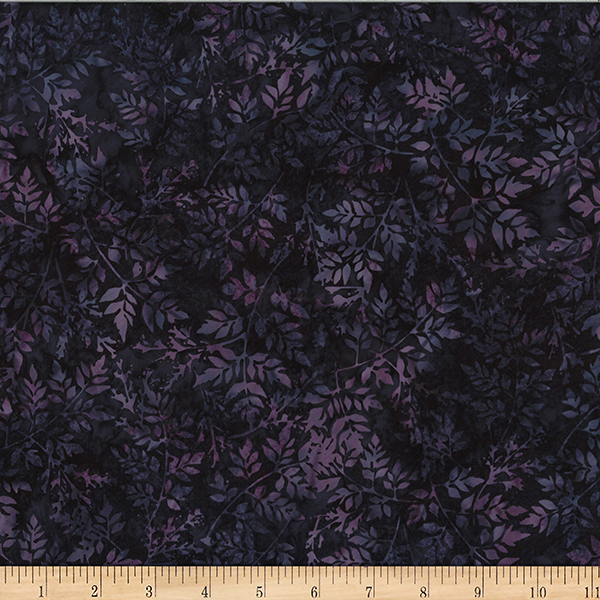 Bali Batik Packed Leaves W2579 46 Plum