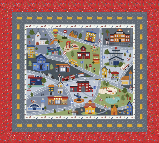 It Takes a Village Play Mat Quilt Kit