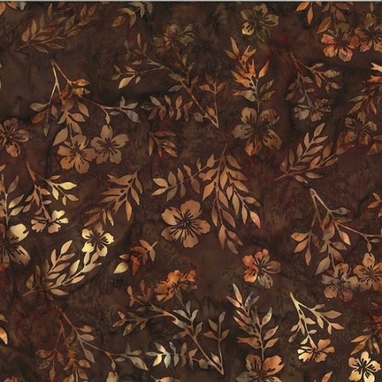 Bali Batik Leafy Floral U2472 253 Havana