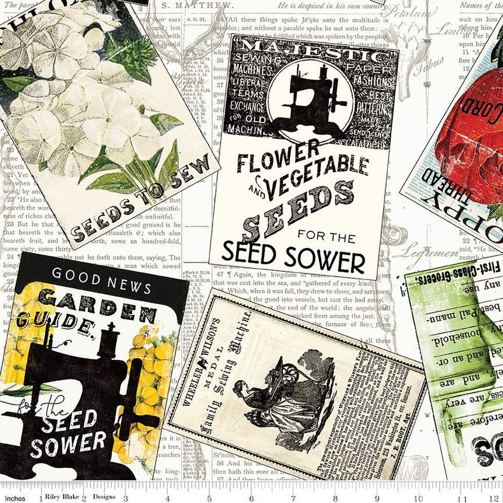 Sewing Seeds III CD15687-White