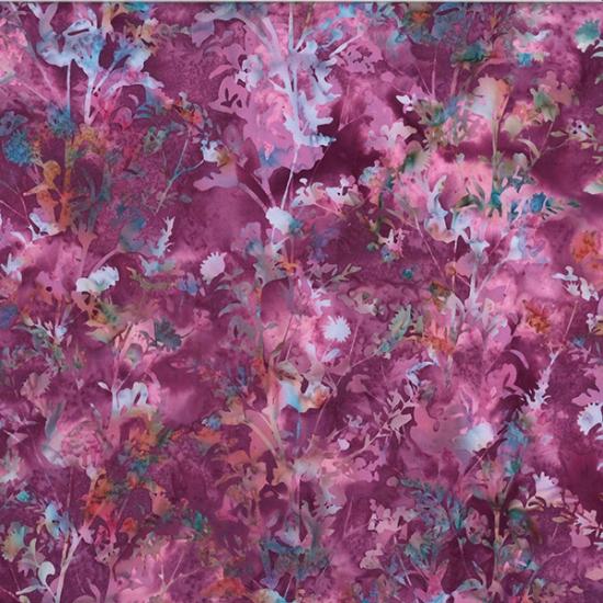 Bali Batik Wildflowers U2475 23 Fuchsia