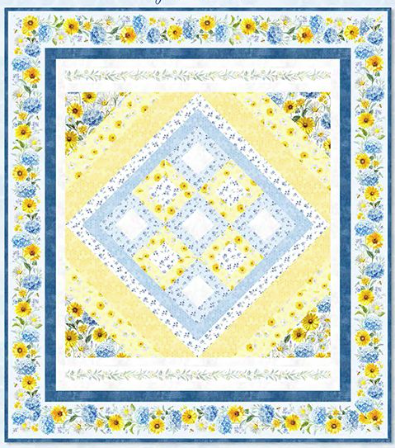 Bees & Blooms Quilt Kit