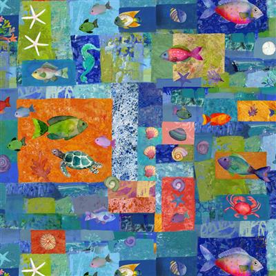Coral Reef Y4377-55 Multi