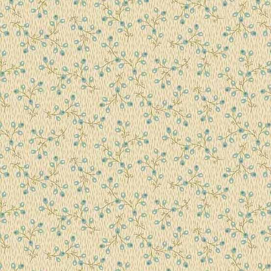 Andover Fabrics Primrose by Laundry Basket Quilts Blueberry Bush A 525 T Ice