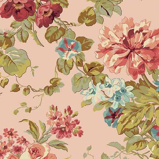 Andover Fabrics Primrose by Laundry Basket Quilts Rose Garden A 521 E Blush