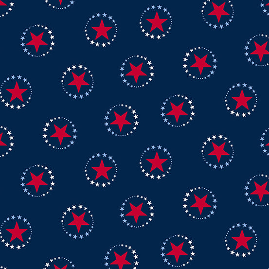 Andover Fabrics Salute A 881 B
