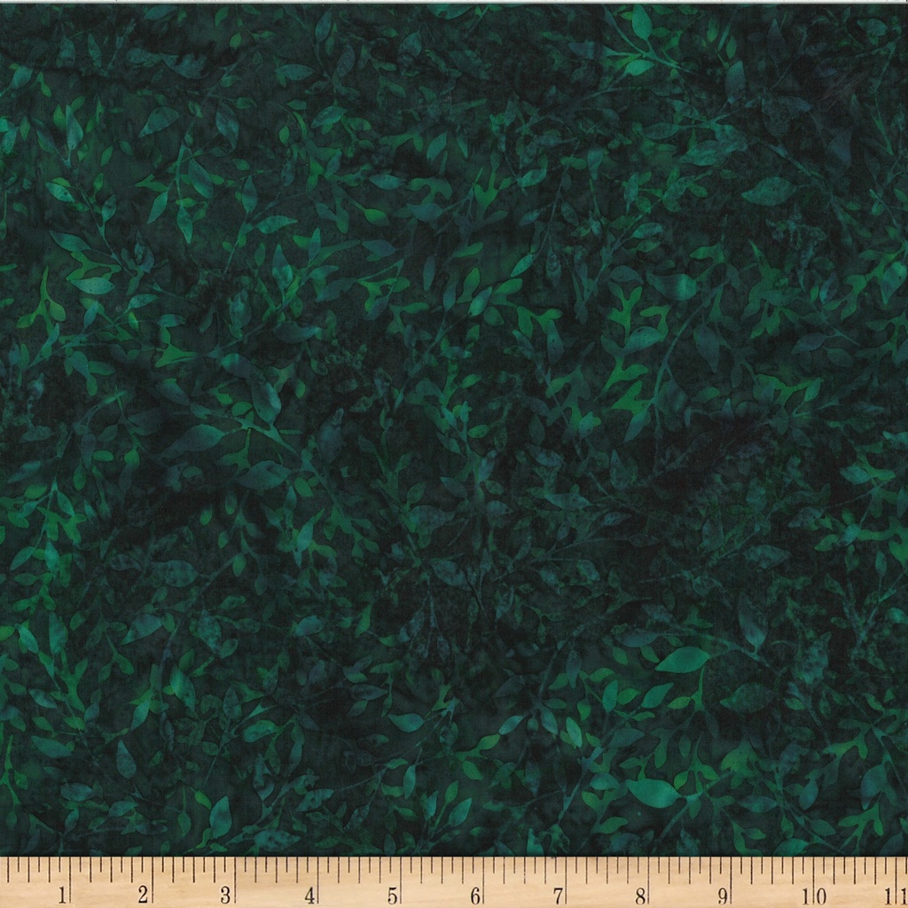 Bali Batik Leafy X2617 216 Black/Jade