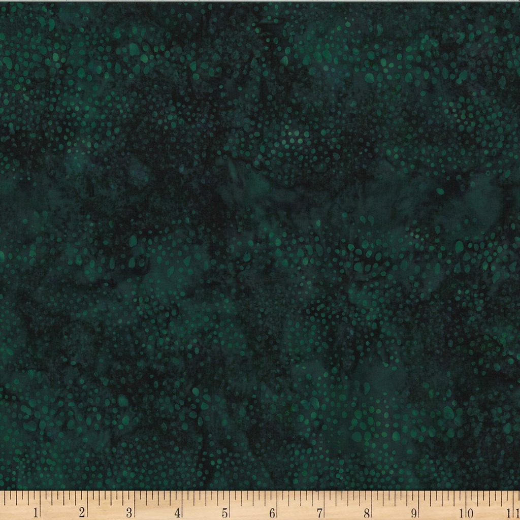 Bali Batik Abstract Dots X2613 216 Black/Jade