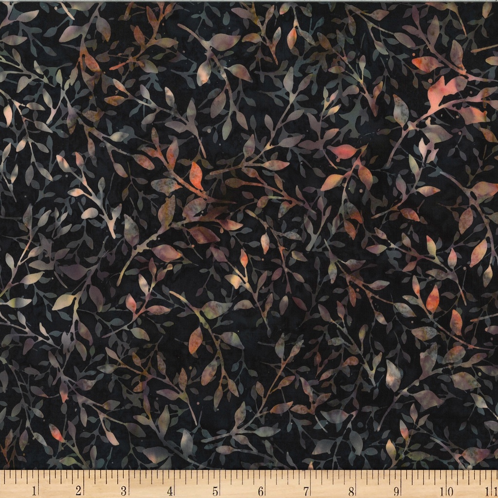 Bali Batik Leafy X2617 128 Midnight