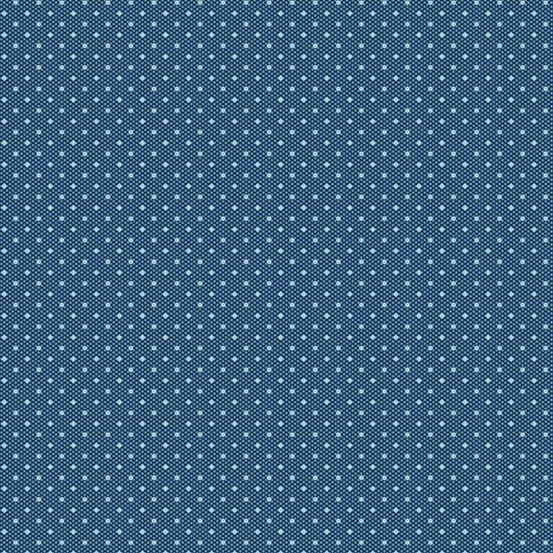 Andover Fabrics Sprinkles by Laundry Basket Quilts A-454-B Navy