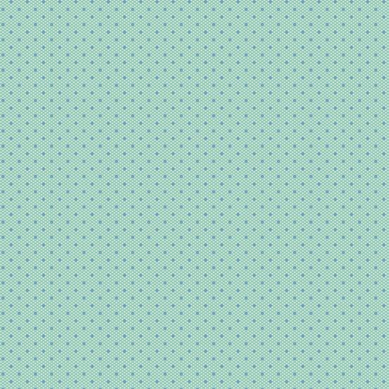 Andover Fabrics Sprinkles by Laundry Basket Quilts A-454-T Teal