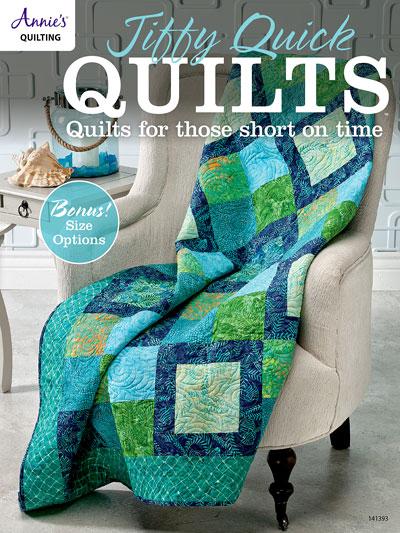 Annie's Quilting Jiffy Quick Quilts: Quilts for Those Short on Time Softcover Book 141393