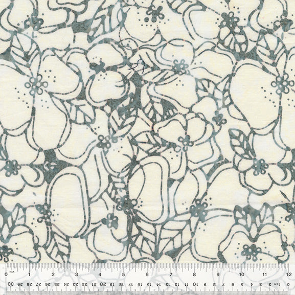 Anthology Fabrics Quiltessentials 6: Splash 430Q-5 Morning Glory Grey