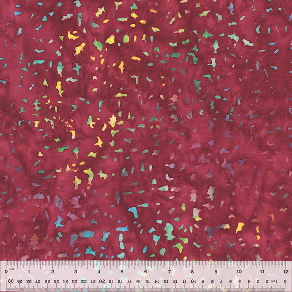 Anthology Fabrics Quiltessentials 6: Splash 431Q-2 Mini Motif Raspberry