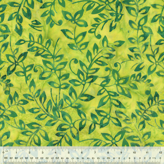 Anthology Fabrics Quiltessentials 6: Splash 434Q-3 Beanstalk Evergreen