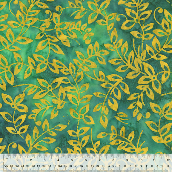 Anthology Fabrics Quiltessentials 6: Splash 434Q-4 Beanstalk Rainforest