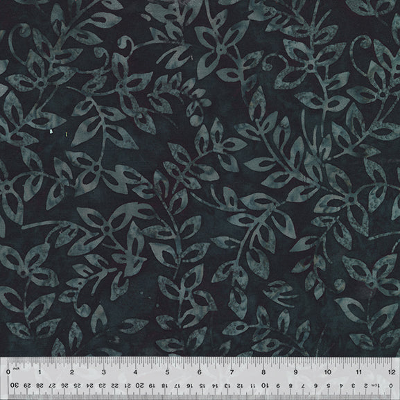 Anthology Fabrics Quiltessentials 6: Splash 434Q-7 Beanstalk Midnight