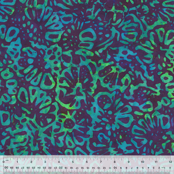 Anthology Fabrics Quiltessentials 6: Splash 436Q-4 Organic Floral Orchid