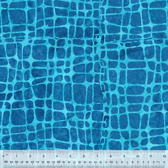 Anthology Fabrics Quiltessentials 6: Splash 437Q-3 Deco Lines Cobalt