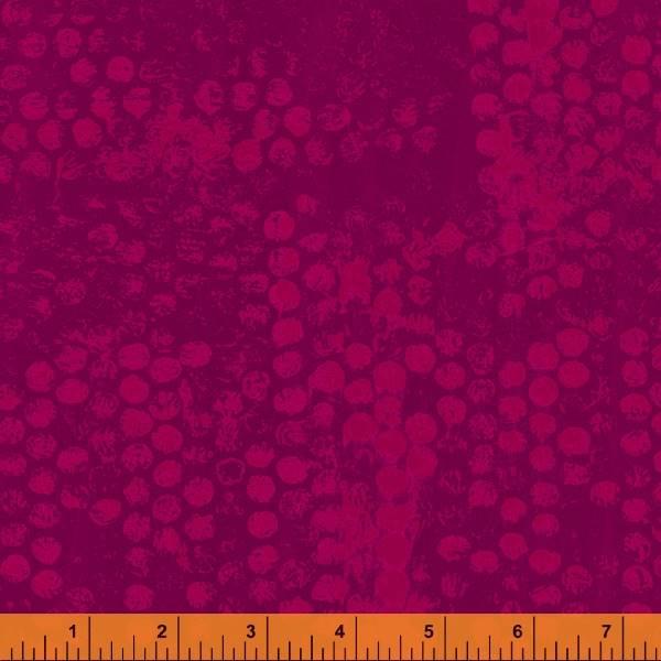 Windham Fabrics Random Thoughts by Marcia Derse Honeycomb 52842 17 Maroon