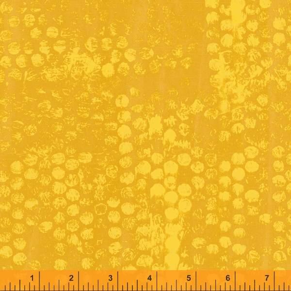 Windham Fabrics Random Thoughts by Marcia Derse Honeycomb 52842 19 Sunlight