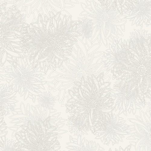 Art Gallery Fabrics Floral Elements FE 548 Chalk