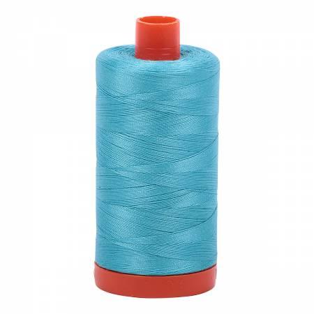 Aurifil 50 wt Cotton Thread 1422 yds MK50SP5005 Bright Turquoise