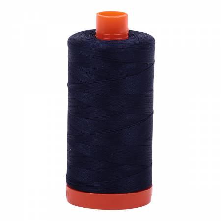 Aurifil 50 wt Cotton Thread 1422yds MK50SP2785 Very Dark Navy