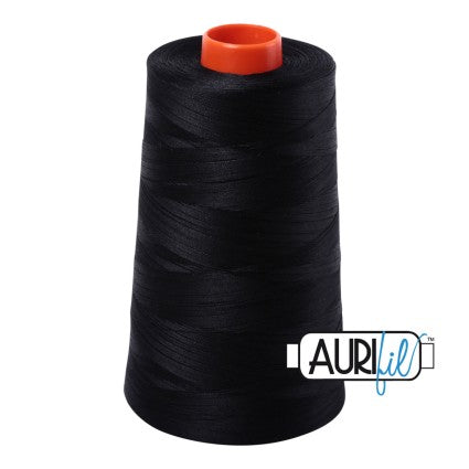 Aurifil 50 wt Cotton Thread 6452 yds MK50CO2692 Black