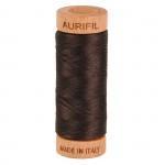 Aurifil 80 wt Cotton Thread 300 yds MK80SP280-1130 Very Dark Bark