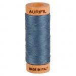 Aurifil 80 wt Cotton Thread 300 yds MK80SP280-1158 Medium Grey