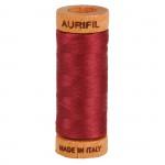 Aurifil 80 wt Cotton Thread 300 yds MK80SP280-2460 Dark Carmine Red