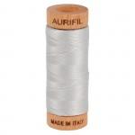 Aurifil 80 wt Cotton Thread 300 yds MK80SP280-2615 Aluminum