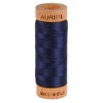 Aurifil 80 wt Cotton Thread 300 yds MK80SP280-2785 Very Dark Navy