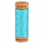 Aurifil 80 wt Cotton Thread 300 yds MK80SP280-5005 Bright Turquoise