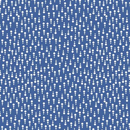 Blank Quilting Anthem by Satin Moon Designs Line Dots 2482 76 Medium Blue