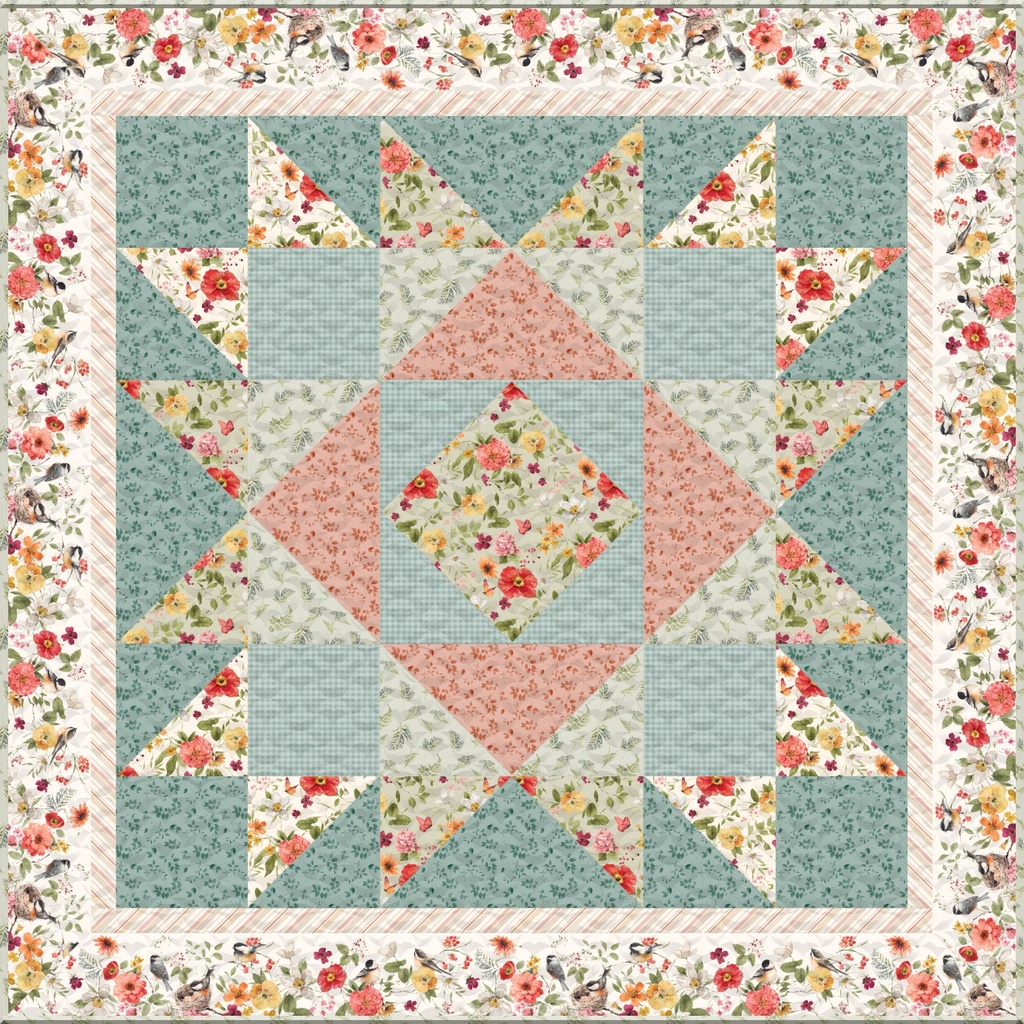 Blessed By Nature Table Topper Quilt Kit