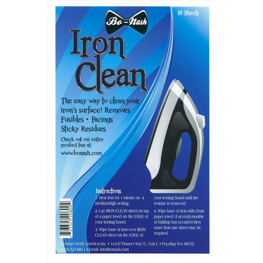 Bo-Nash Iron Cleaner 10 count BO5003