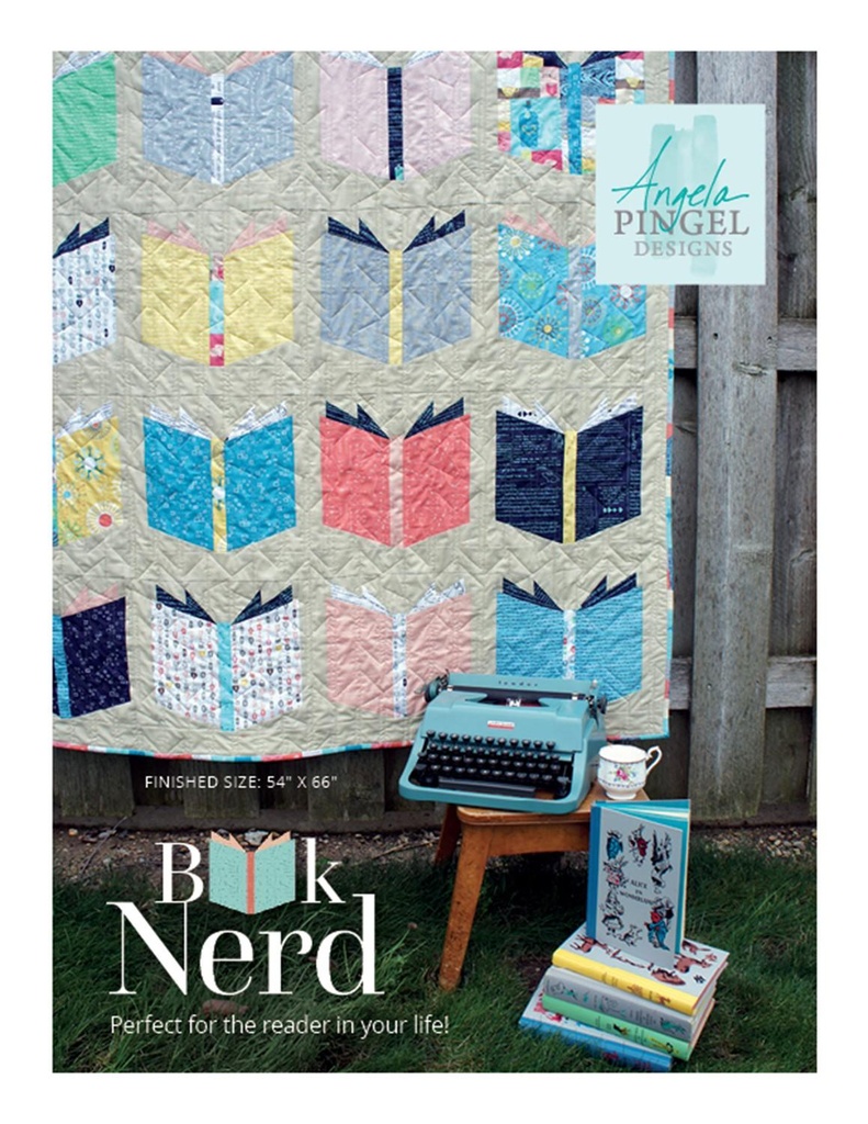 Book Nerd Quilt Pattern APBN105