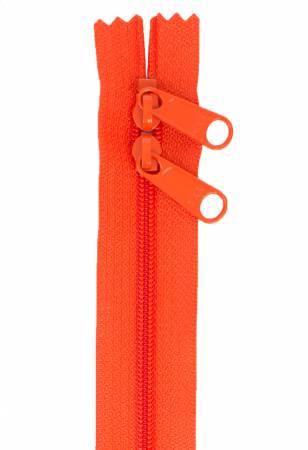 By Annie Handbag Zipper 30 inch Double Slide ZIP30-285 Tangerine