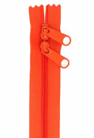 By Annie Handbag Zipper 40 inch Double Slide ZIP40-285 Tangerine