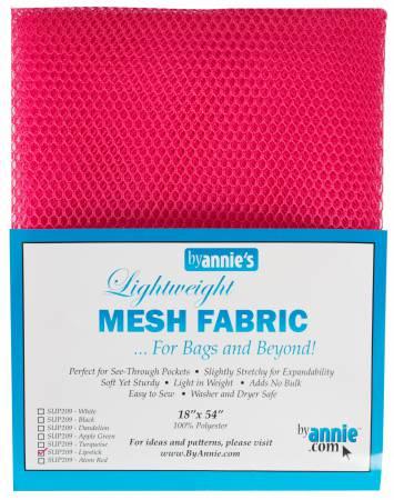 By Annie Light Weight Mesh Fabric Lipstick 18" x 54" SUP209 LIP