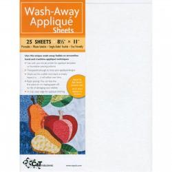 C&T Publishing Wash Away Applique Sheets 15 count CTP20122