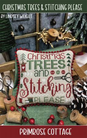 Christmas Trees & Stitching Please Cross Stitch Pattern PCS 121