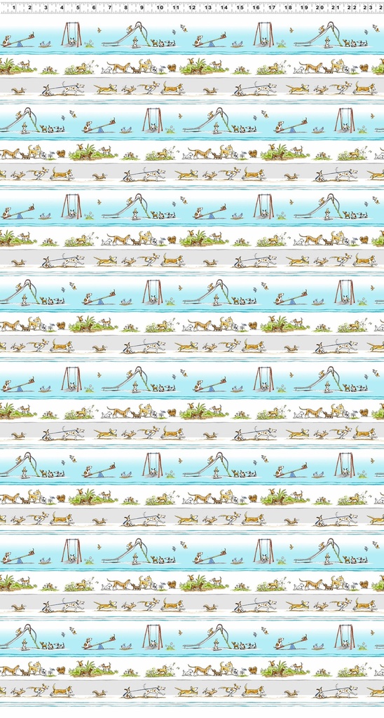 Clothworks A Day in the Park Y3876 123 Light Pool