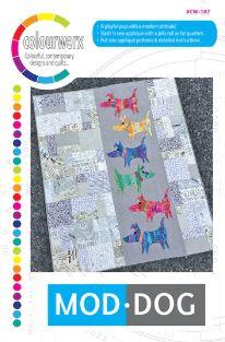 Colourwerx Mod Dog Pattern CWE107