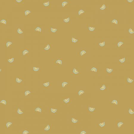 Cotton+Steel Fabrics Always Look For Rainbows CS106 GA6 Good as Gold